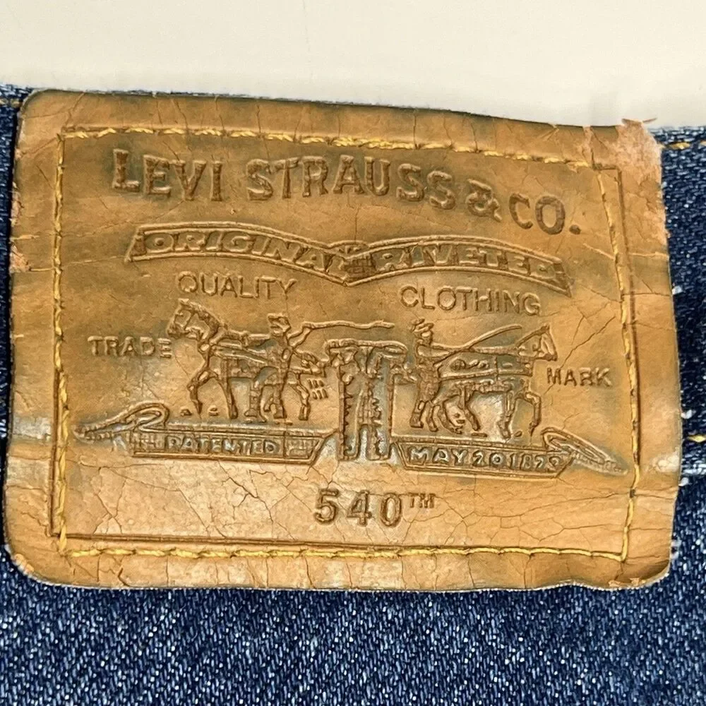 Levi's 540 Made In USA 52x32 Men’s Jeans Blue denim Vintage Loose Fit